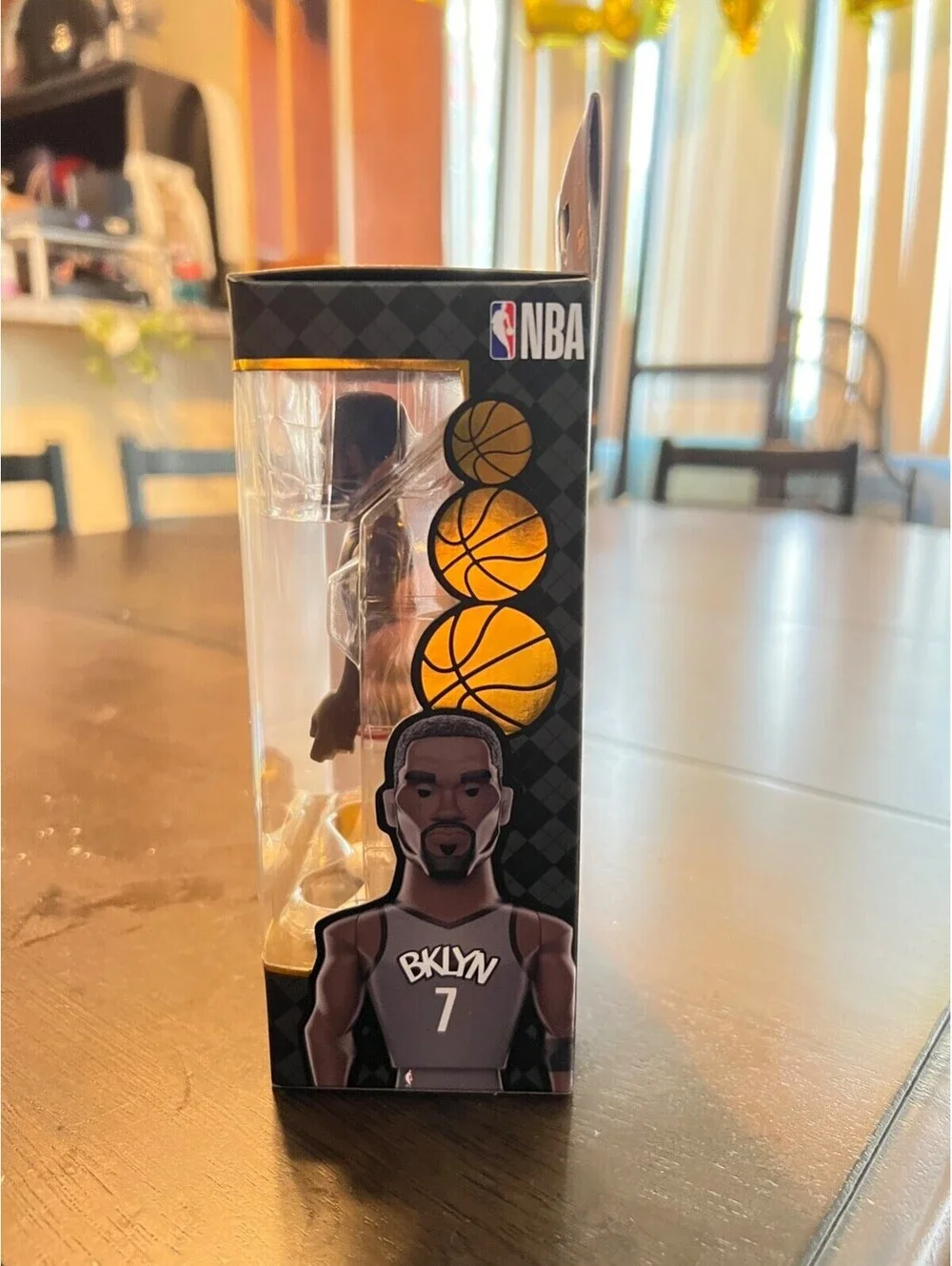 Chase Kevin Durant Funko Gold Brooklyn Nets #7 Nba Basketball Nyc Grey Jersey